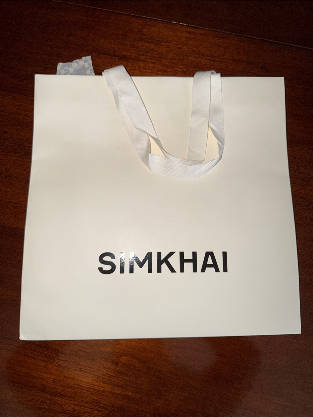Jonathan Simkhai Cream Box with Black Logo